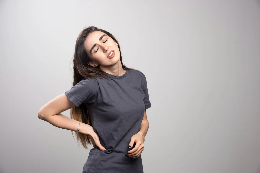 women suffering from sciatica pain