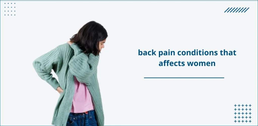 back pain conditions that affects women